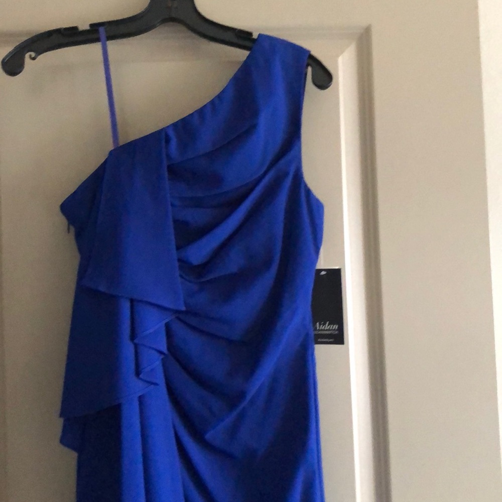 Aidan Mattox Draped CDC Gown